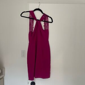 Nordstrom Fuchsia Backless Dress